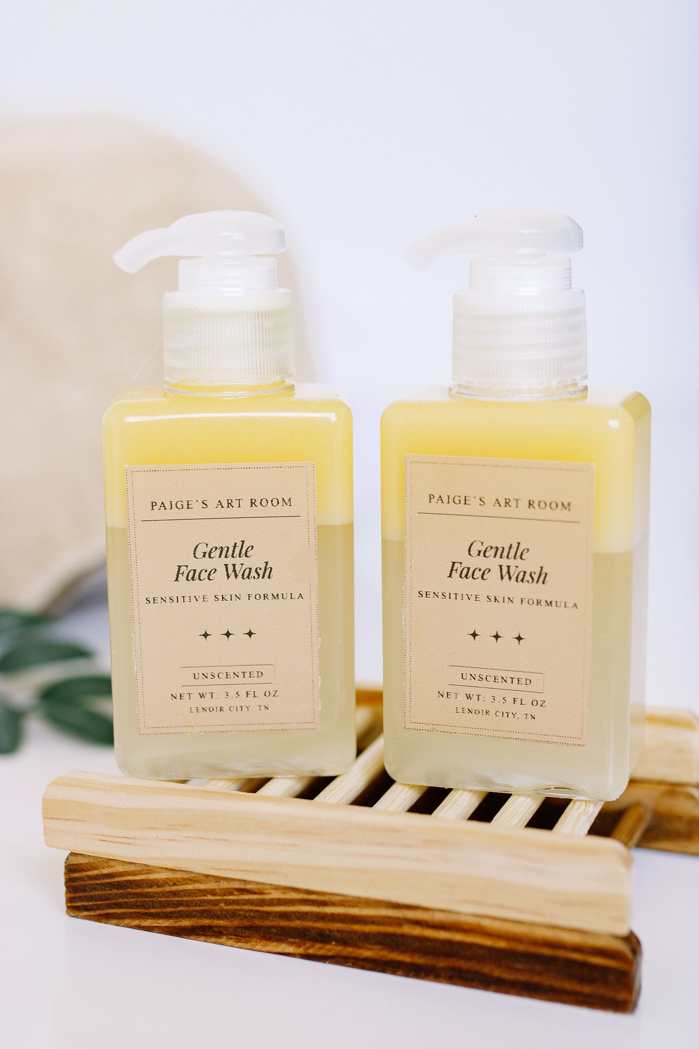 Gentle face wash from Paige’s Art Room